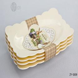 波比大號(hào)花邊長(zhǎng)方餐盤