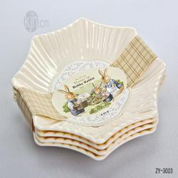 波比中號(hào)星星餐盤（4pcs