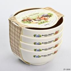 波比小號(hào)時(shí)尚雙色餐碗